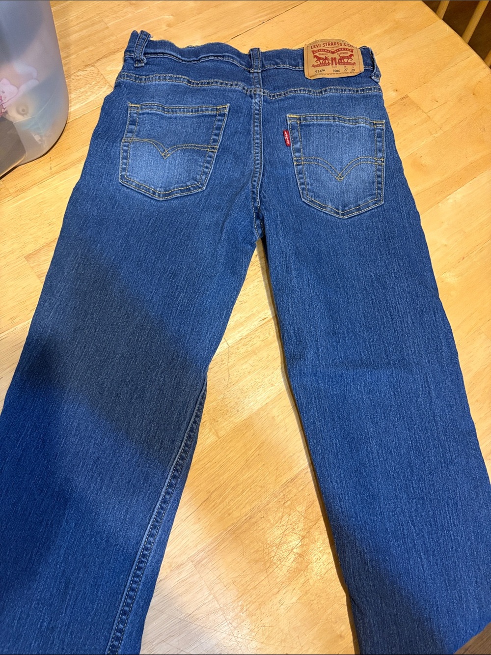 Levi's Kids Blue Straight-Leg Denim Jeans